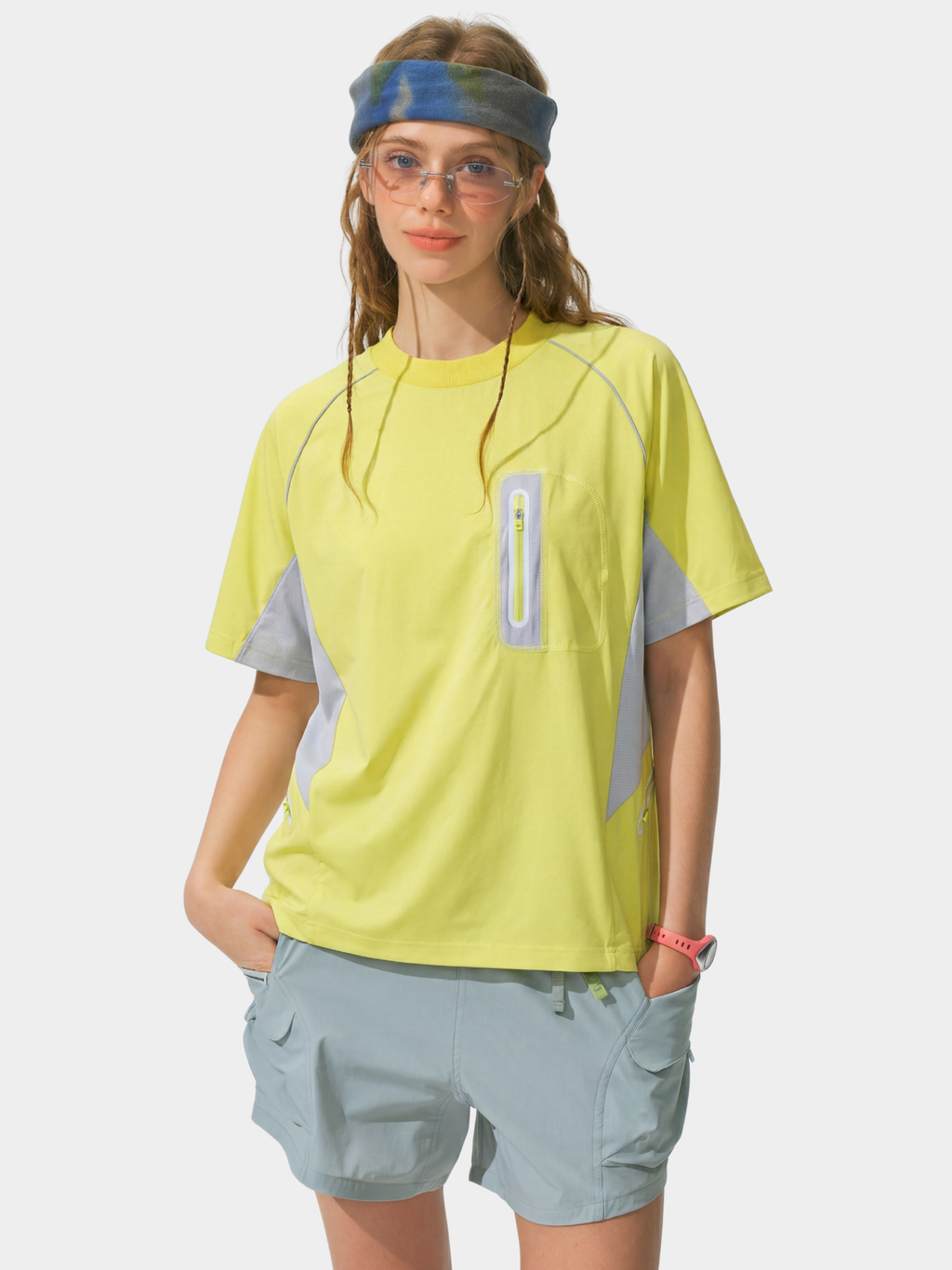 LightFlare - Colorblock Mesh Breathable Quick-Dry T-Shirt