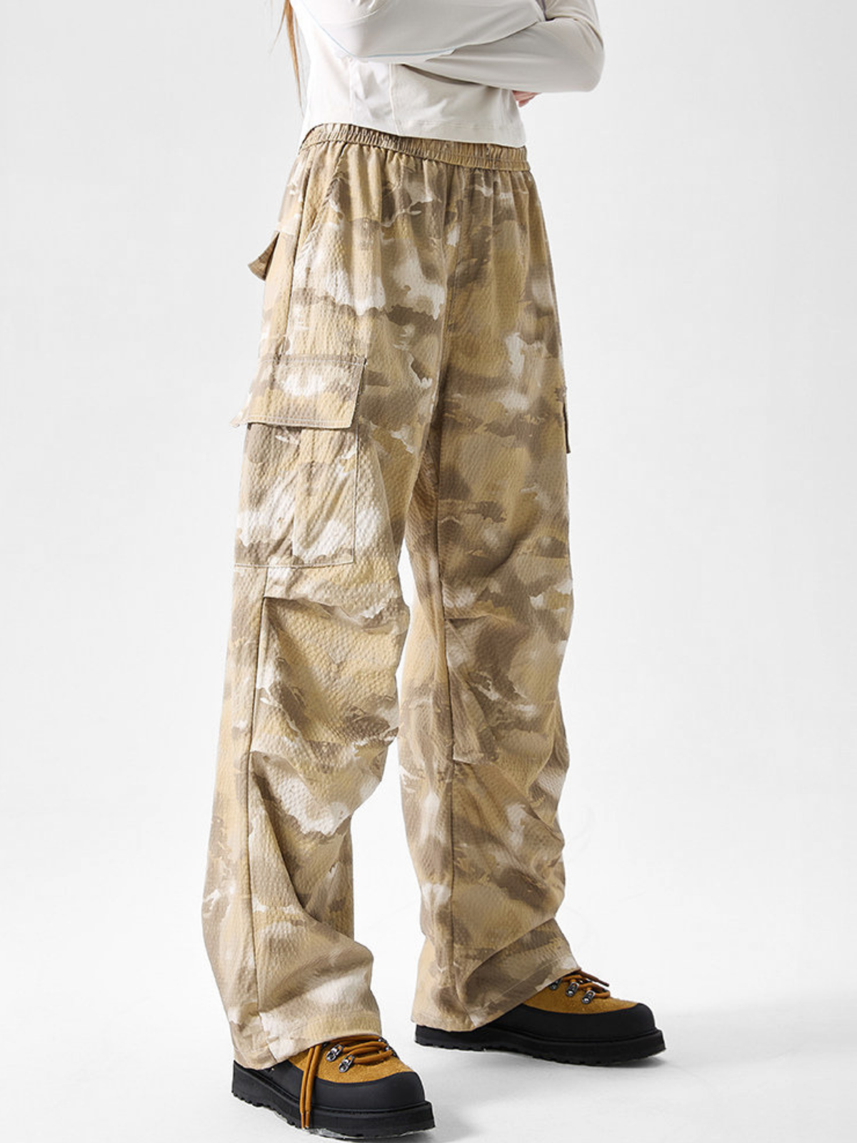 OwlCliff - Triple-Protection Water-Repellent Camo Cargo Pants