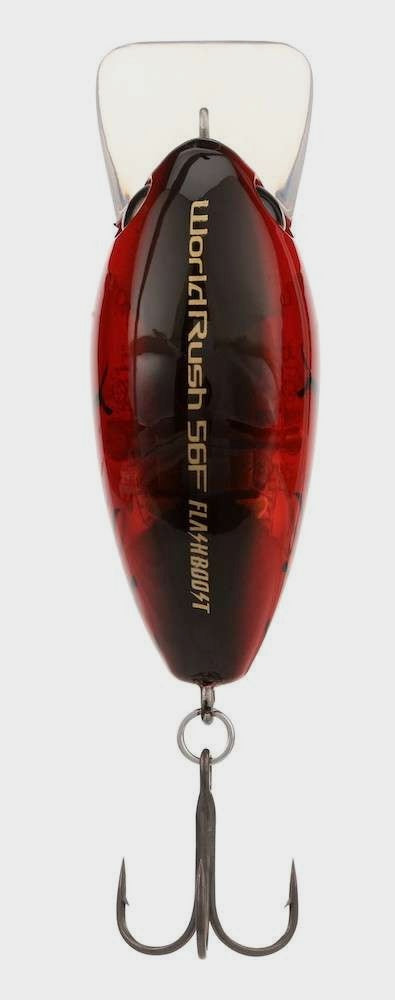 World Rush Square Bill Crankbait - Red Craw