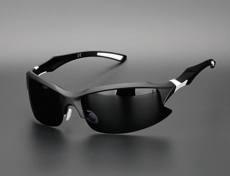 Velo-Pro "Wasp" | Aerodynamic Wrap-Around Polarized Sport Sunglasses