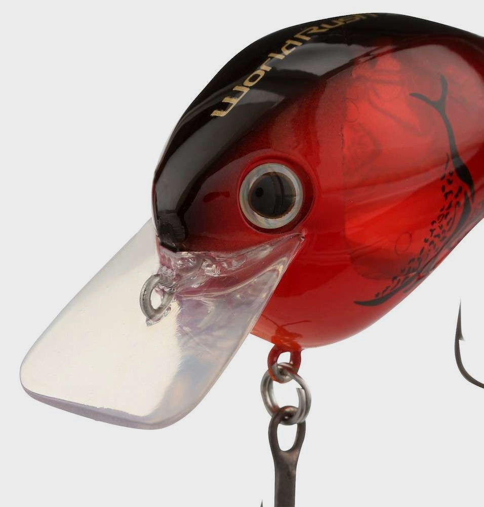 World Rush Square Bill Crankbait - Red Craw